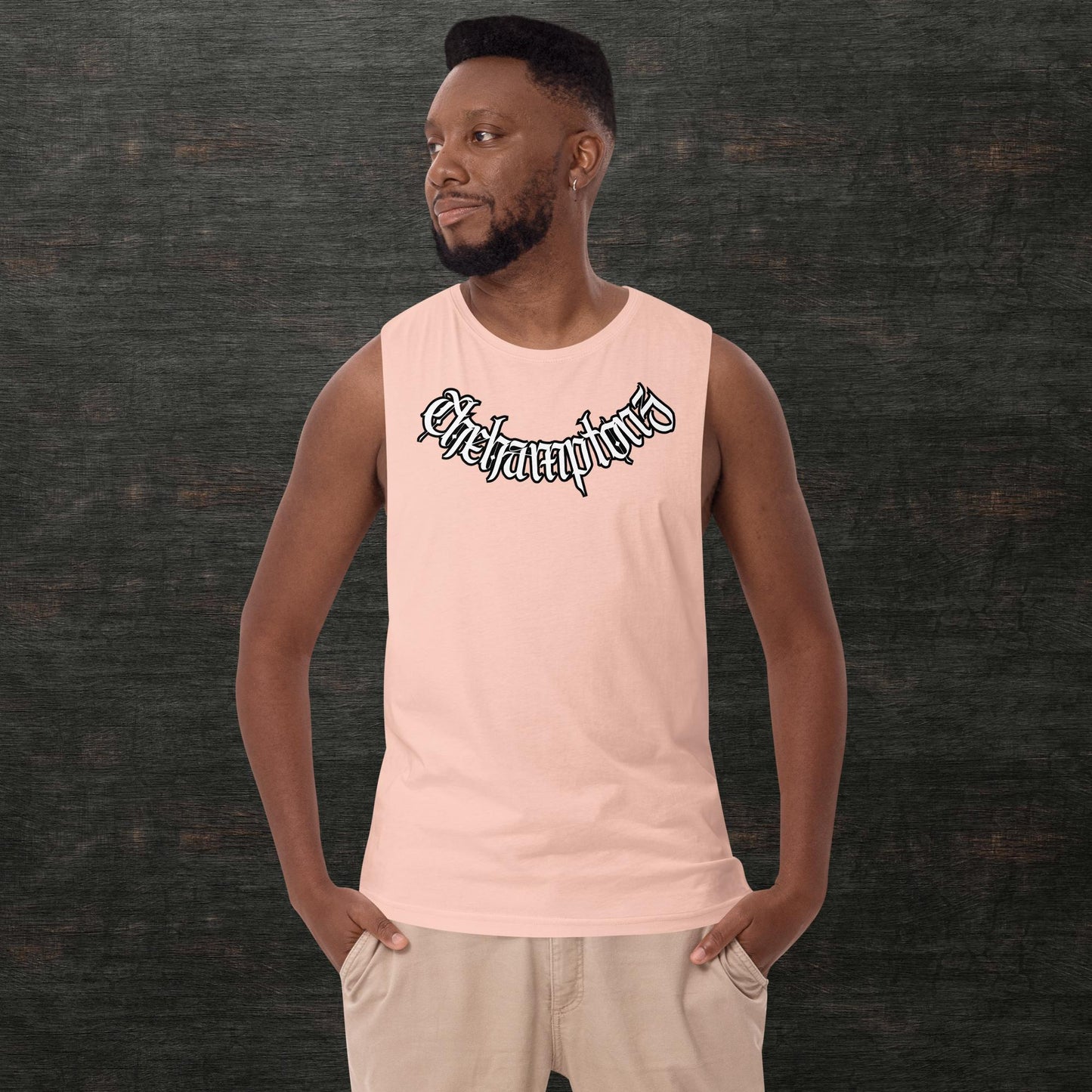 Men’s drop arm tank top