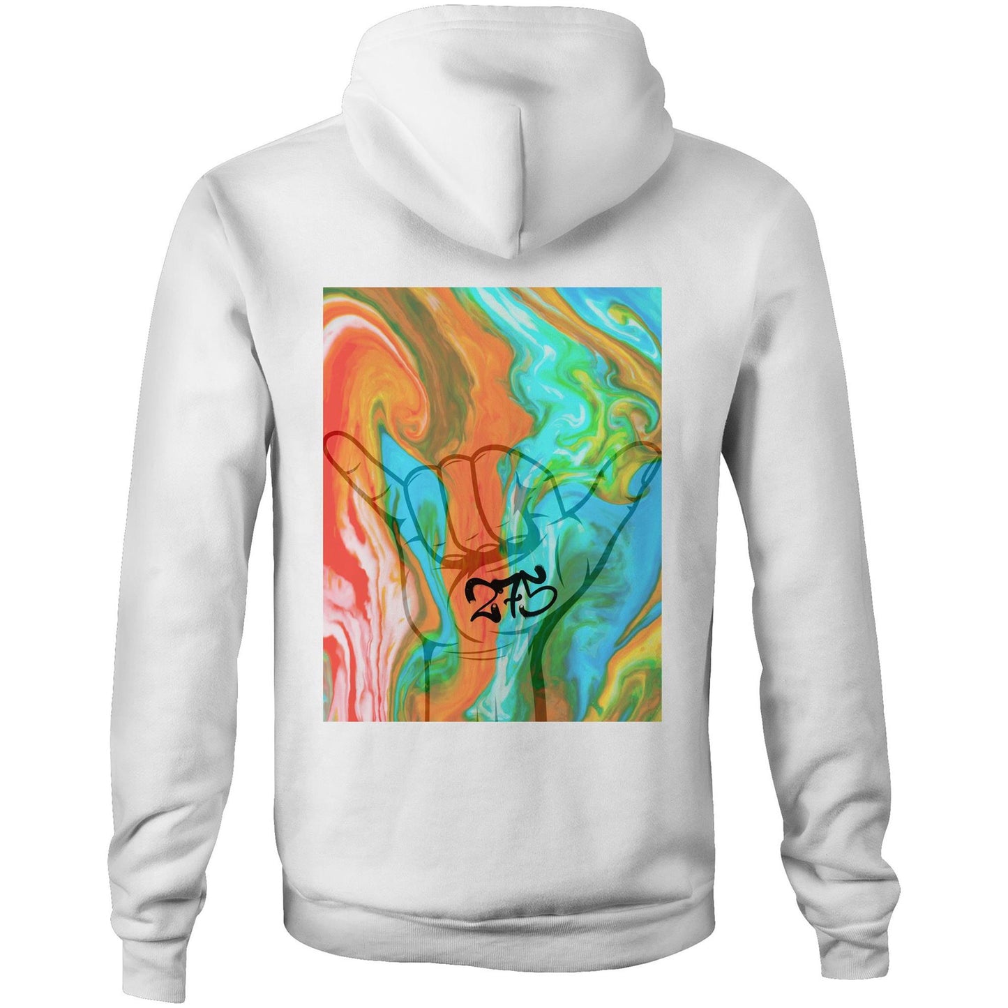 AS Colour Stencil - Pocket Hoodie Sweatshirt