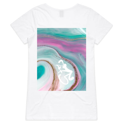 AS Colour Bevel - Womens V-Neck T-Shirt