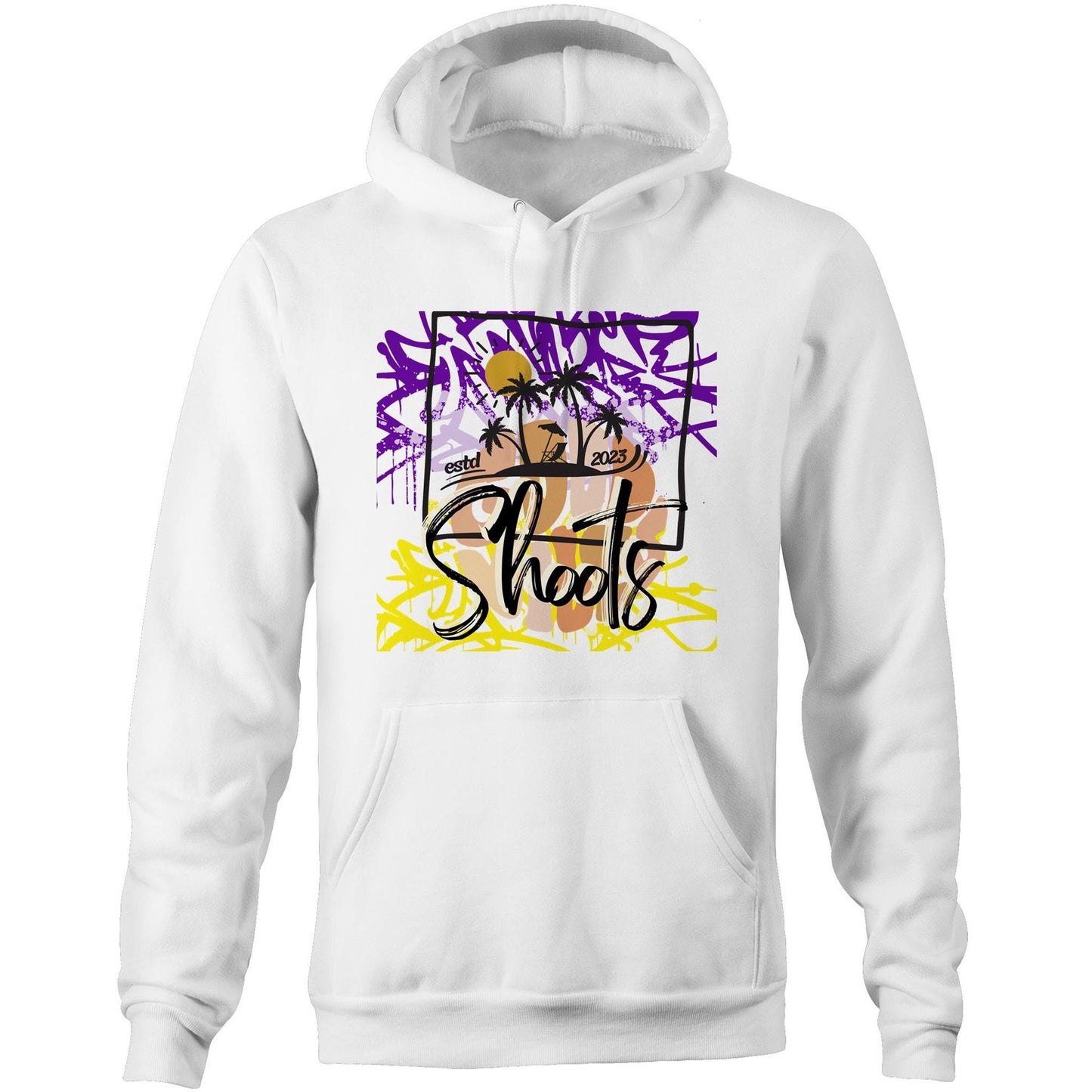 AS Colour Stencil - Pocket Hoodie Sweatshirt