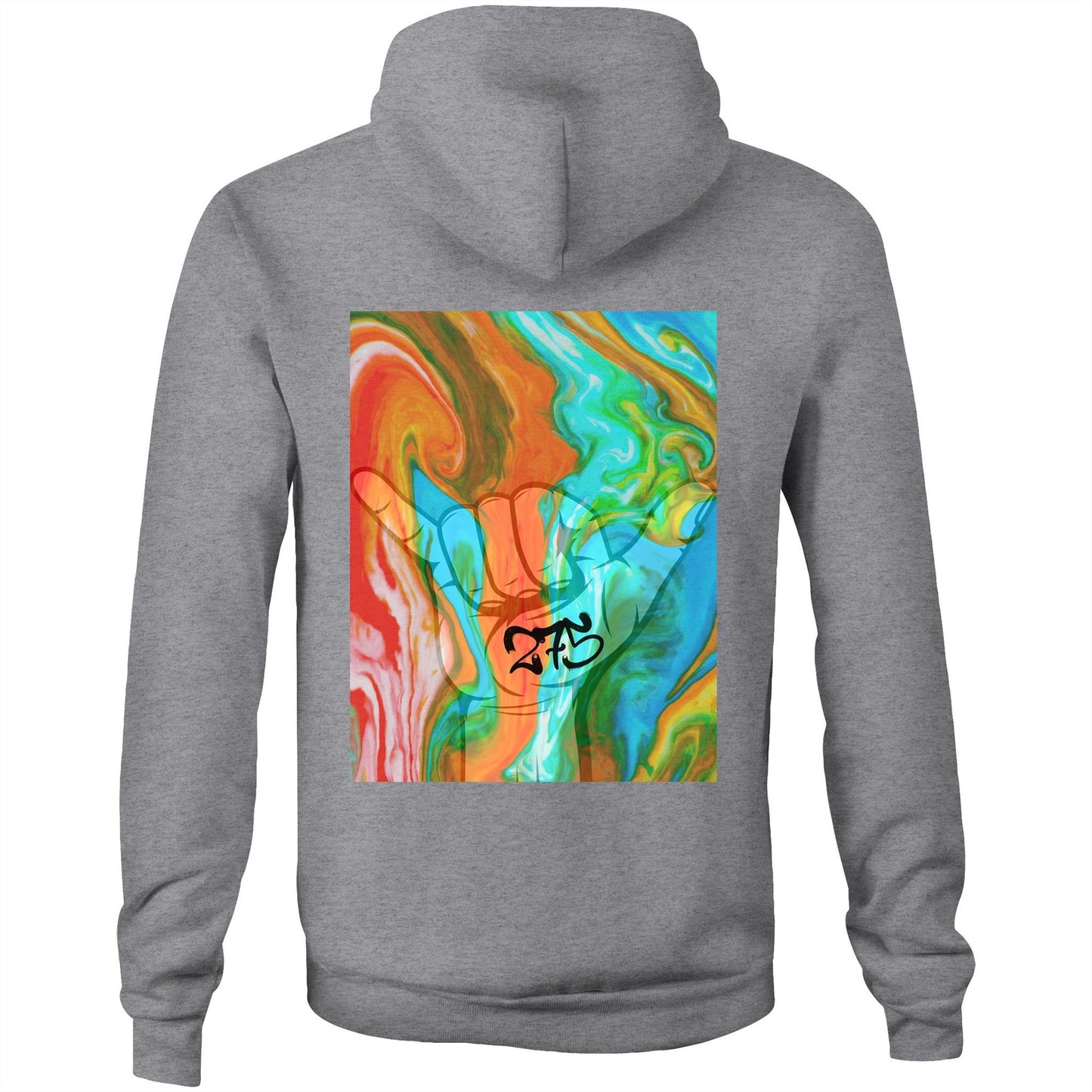 AS Colour Stencil - Pocket Hoodie Sweatshirt