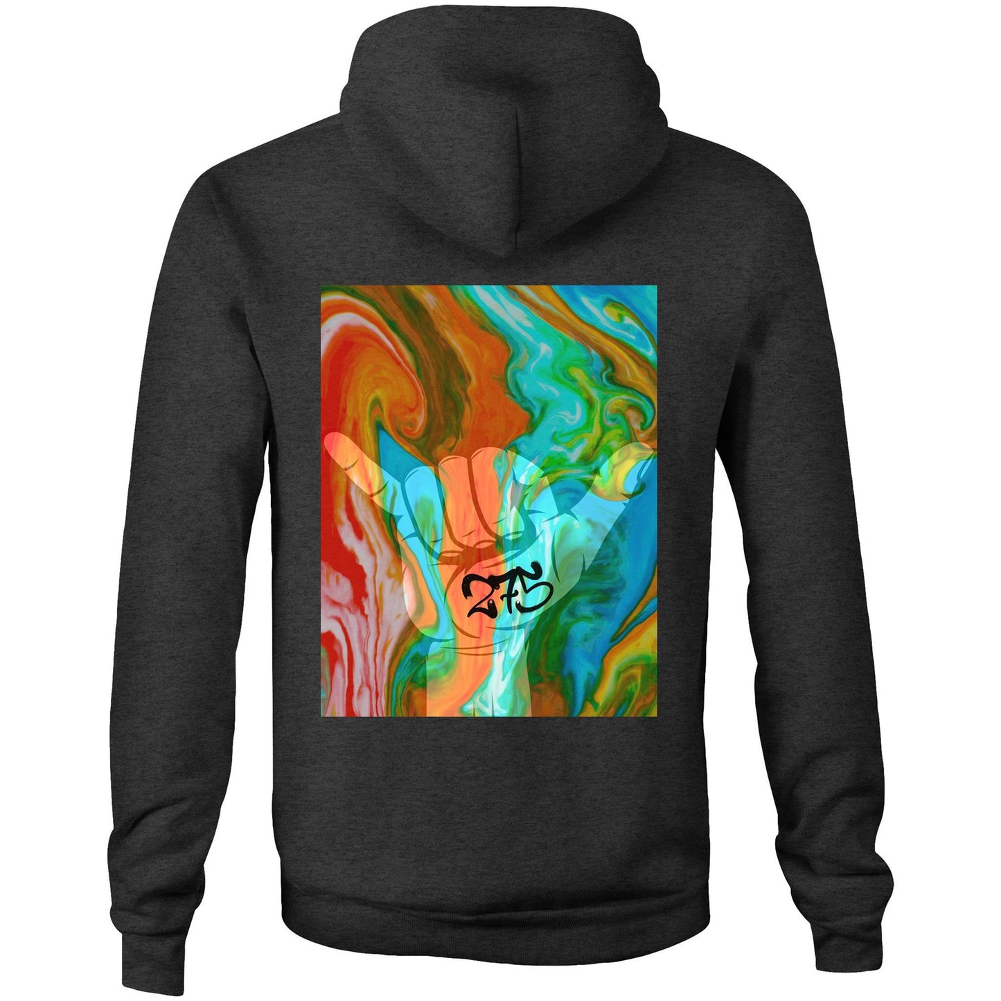 AS Colour Stencil - Pocket Hoodie Sweatshirt