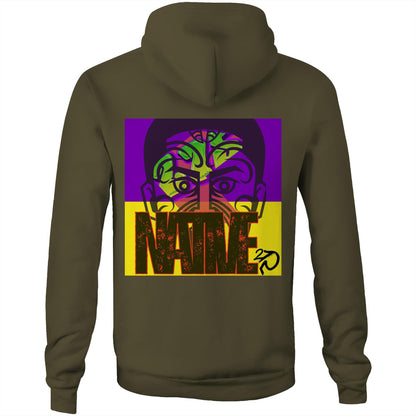 AS Colour Stencil - Pocket Hoodie Sweatshirt