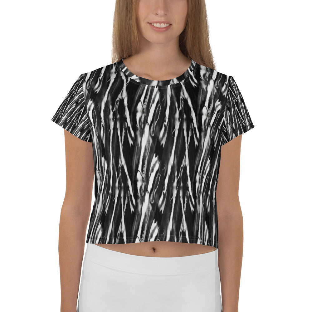 All-Over Print Crop Tee