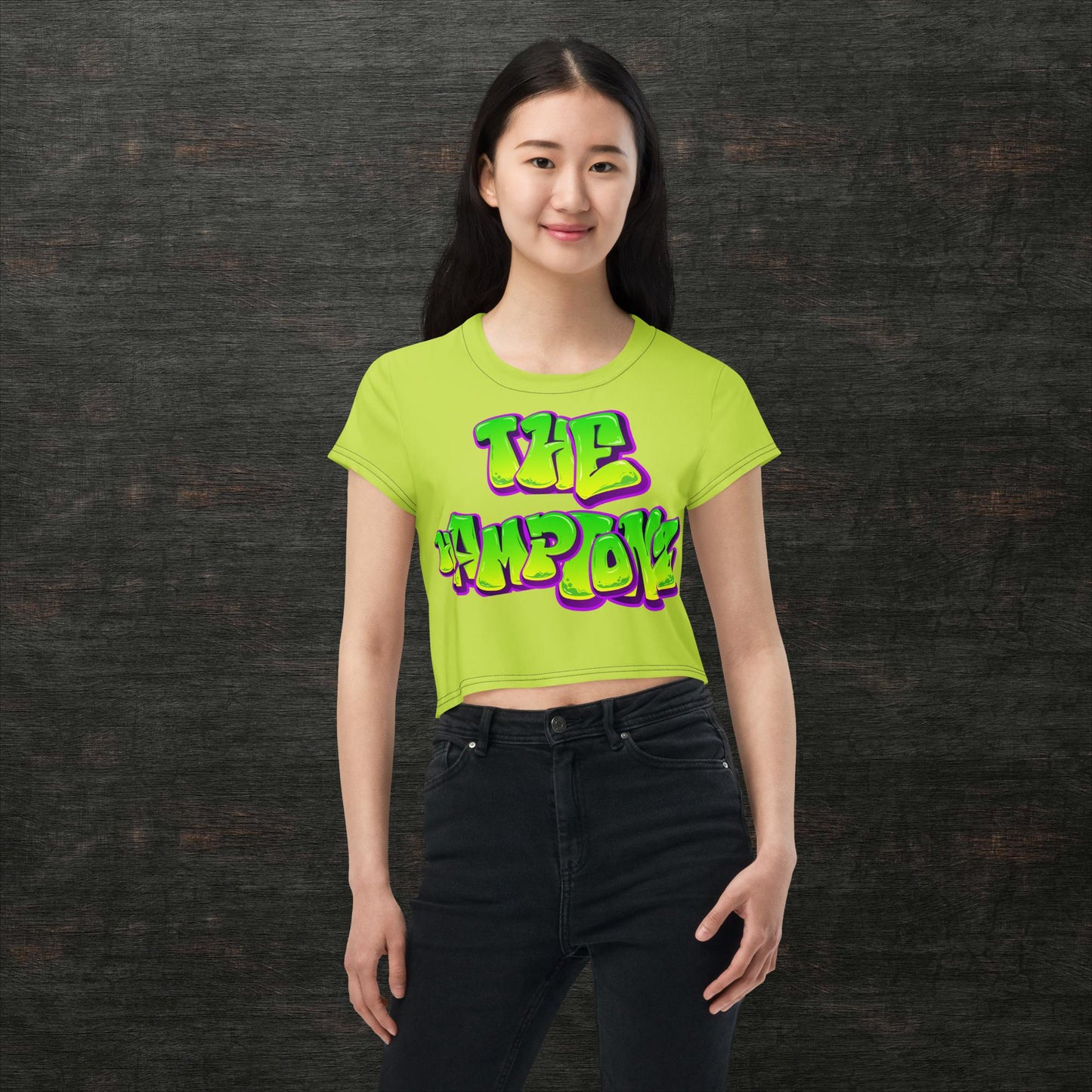 All-Over Print Crop Tee