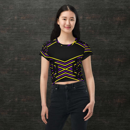 All-Over Print Crop Tee