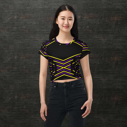 All-Over Print Crop Tee