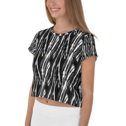 All-Over Print Crop Tee