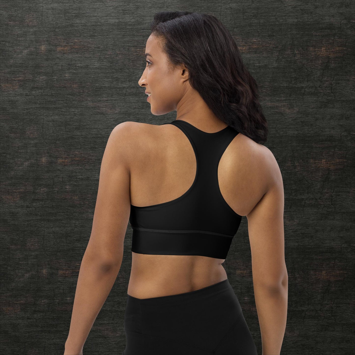 Longline sports bra