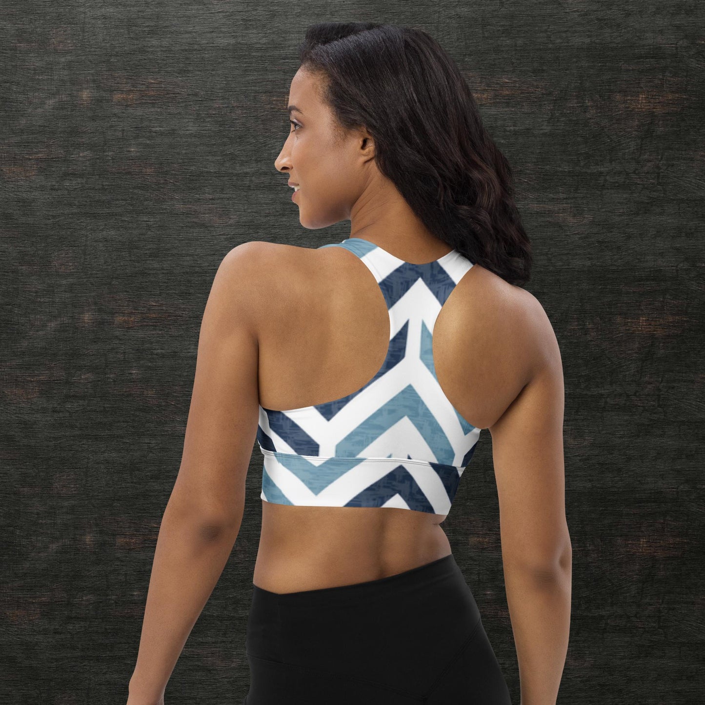 Longline sports bra