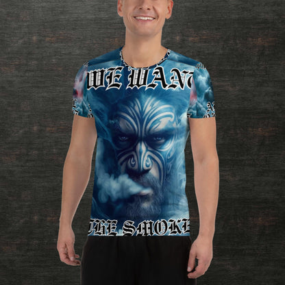 All-Over Print Men's Athletic T-shirt