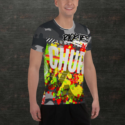 All-Over Print Men's Athletic T-shirt