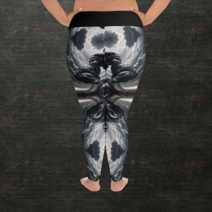 All-Over Print Plus Size Leggings