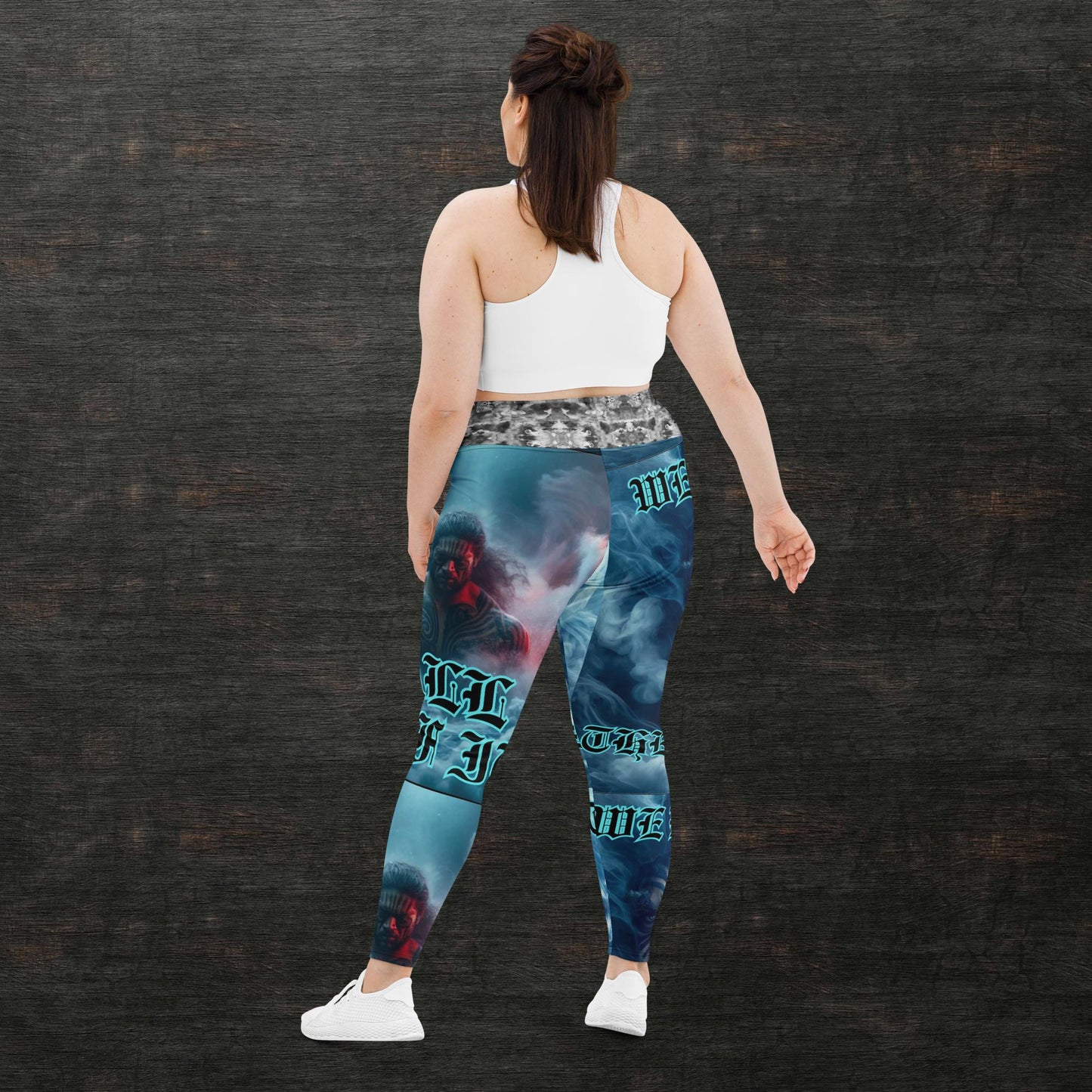 All-Over Print Plus Size Leggings