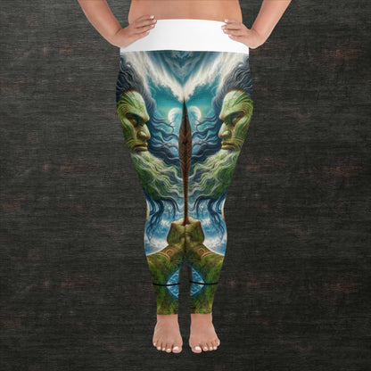 All-Over Print Plus Size Leggings