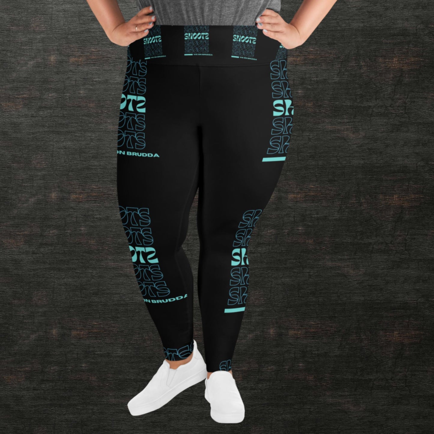 All-Over Print Plus Size Leggings