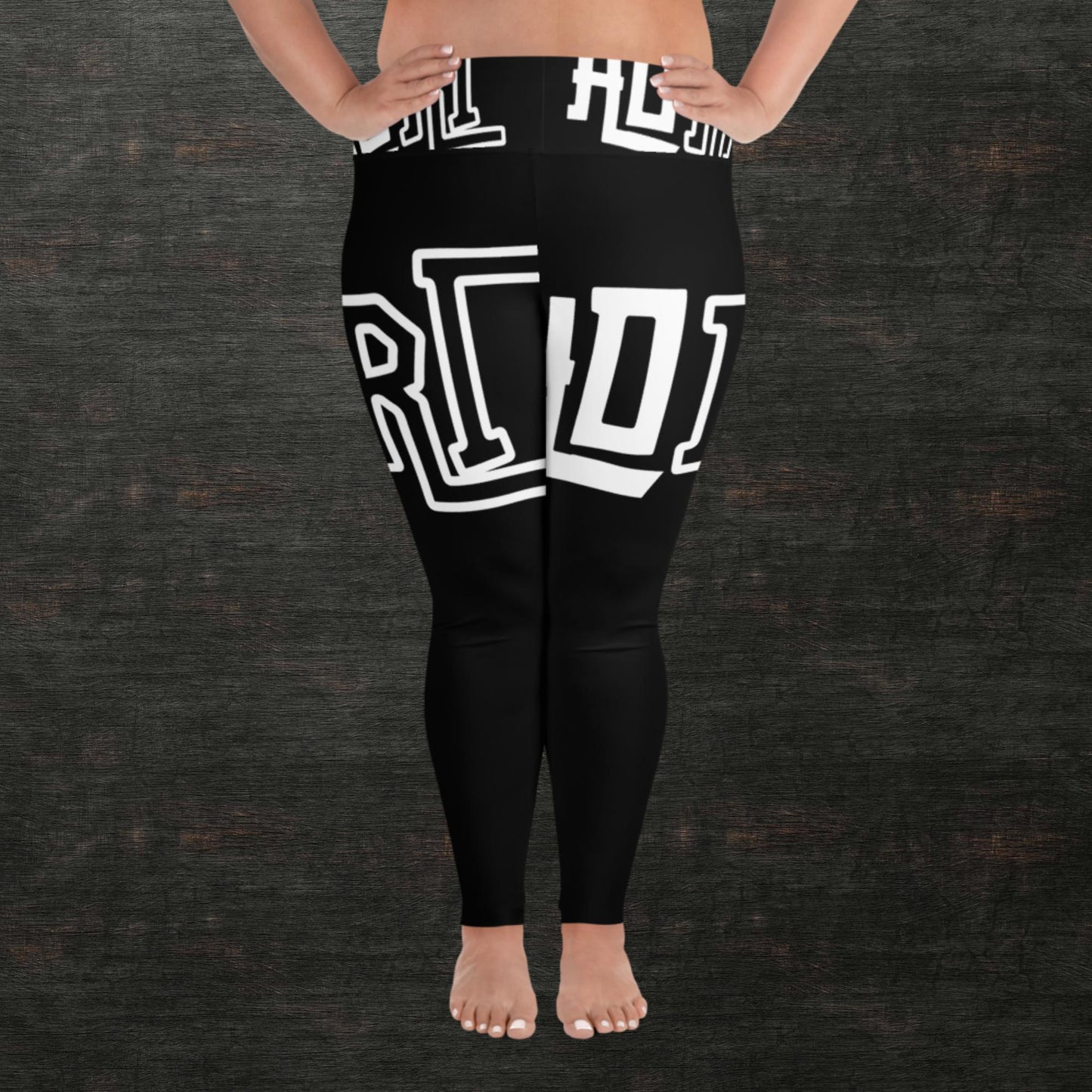 All-Over Print Plus Size Leggings