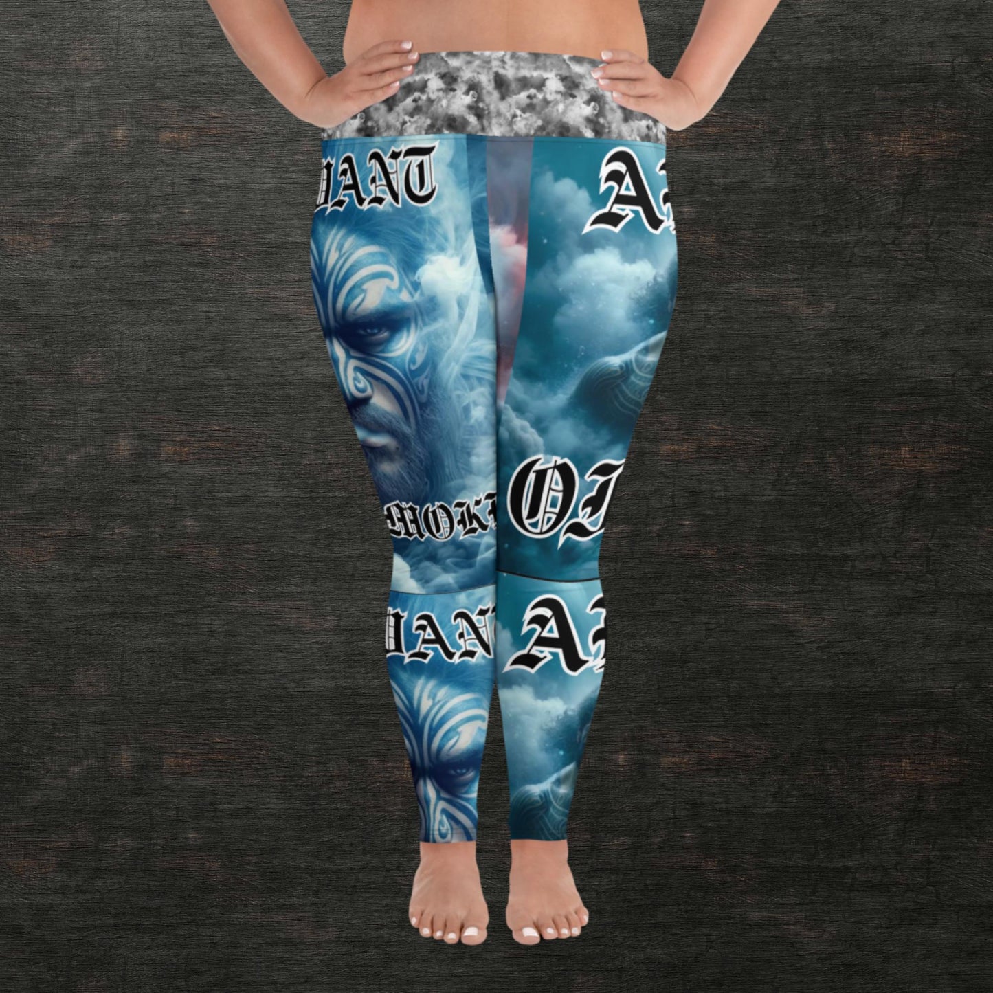 All-Over Print Plus Size Leggings