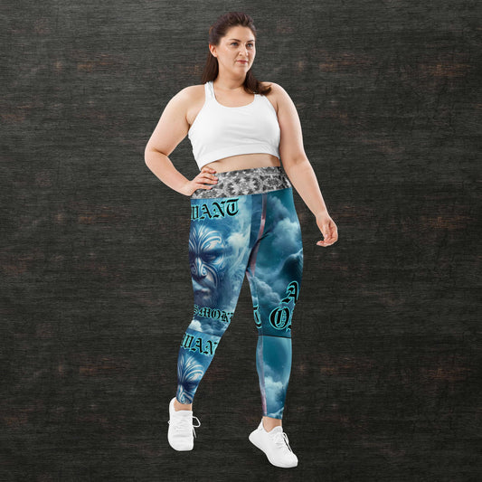 All-Over Print Plus Size Leggings