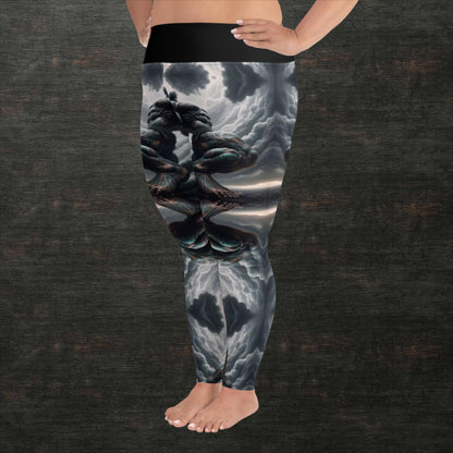 All-Over Print Plus Size Leggings