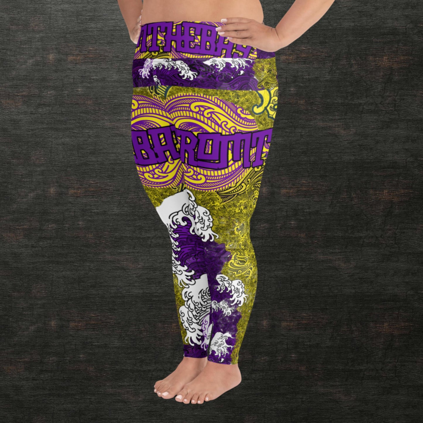 All-Over Print Plus Size Leggings