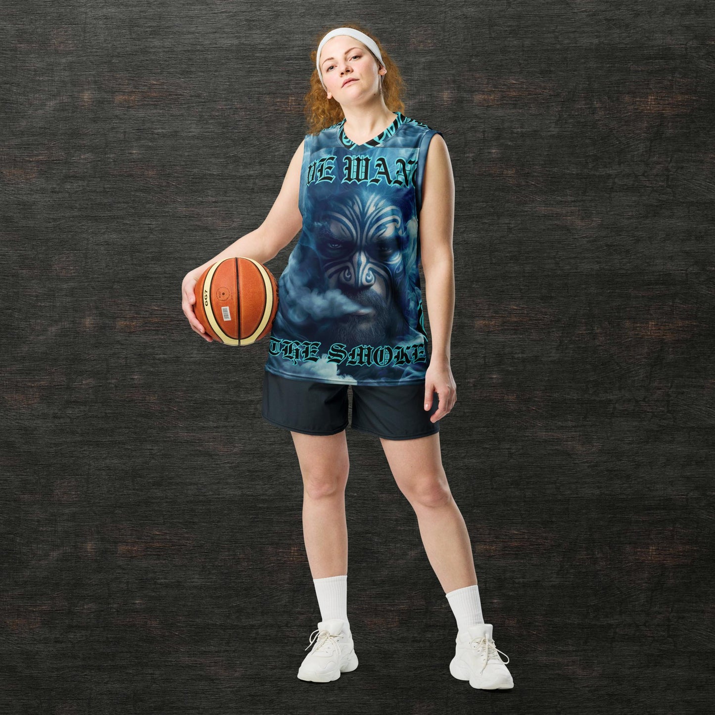 Recycled unisex basketball jersey