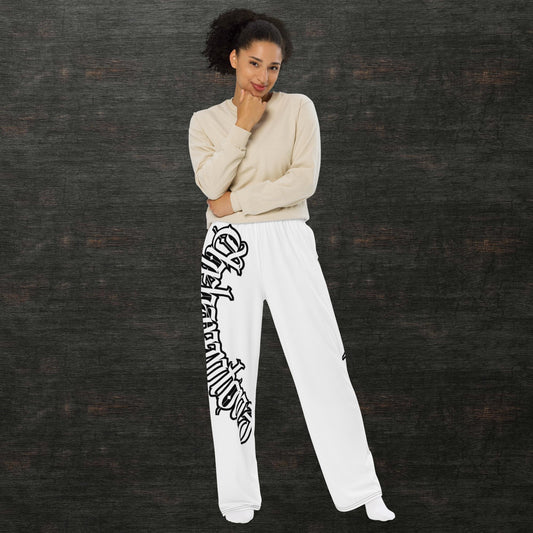 All-over print unisex wide-leg pants