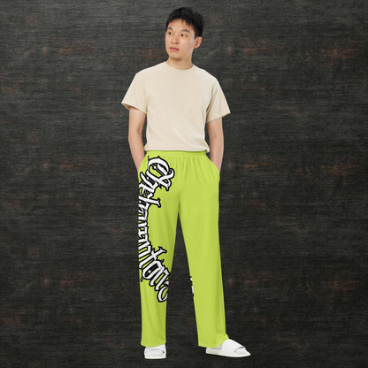 All-over print unisex wide-leg pants