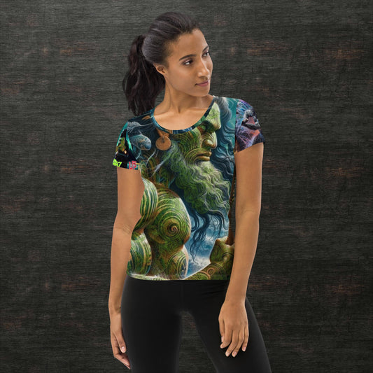 All-Over Print Women's Athletic T-shirt