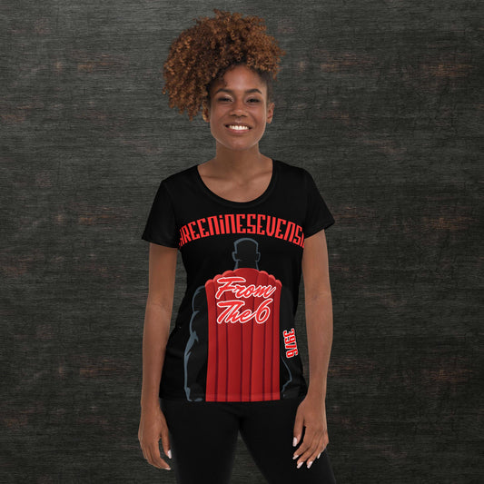 All-Over Print Women's Athletic T-shirt