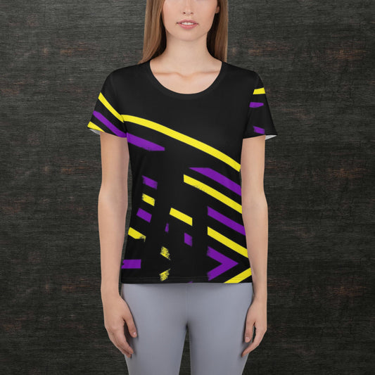 All-Over Print Women's Athletic T-shirt