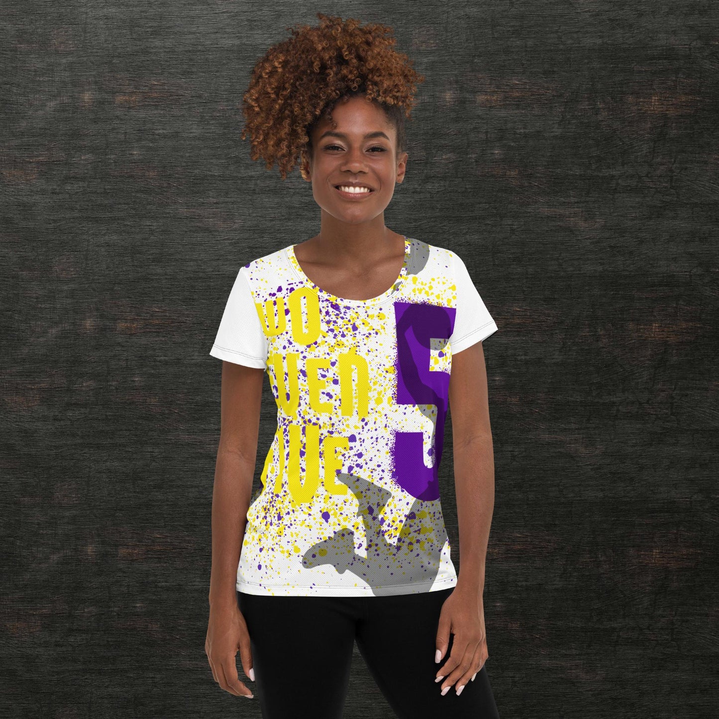 All-Over Print Women's Athletic T-shirt