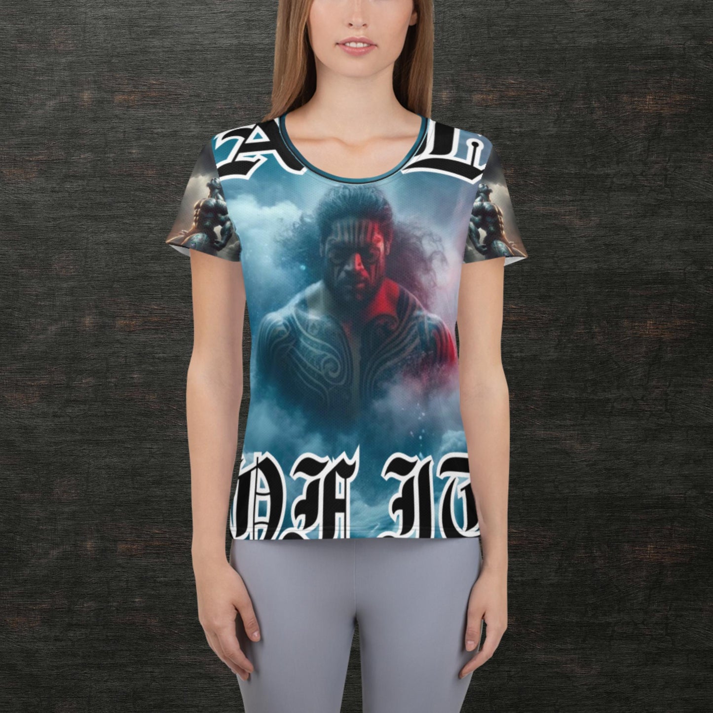 All-Over Print Women's Athletic T-shirt