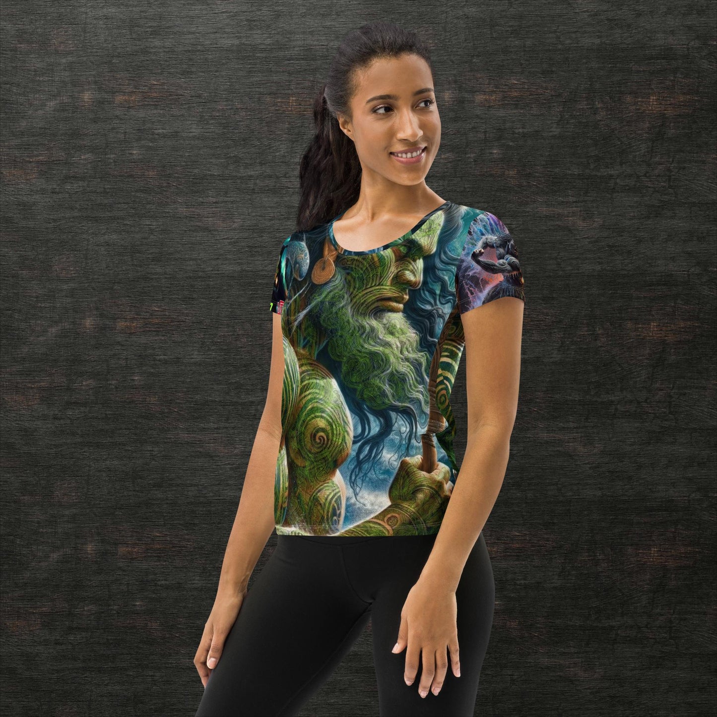 All-Over Print Women's Athletic T-shirt