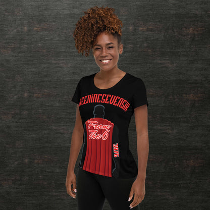 All-Over Print Women's Athletic T-shirt