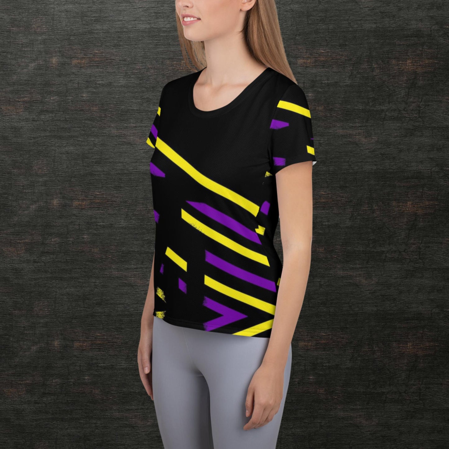 All-Over Print Women's Athletic T-shirt