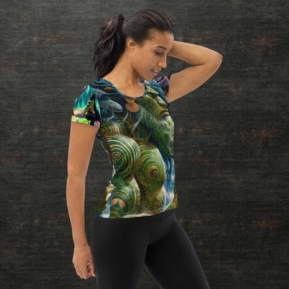 All-Over Print Women's Athletic T-shirt