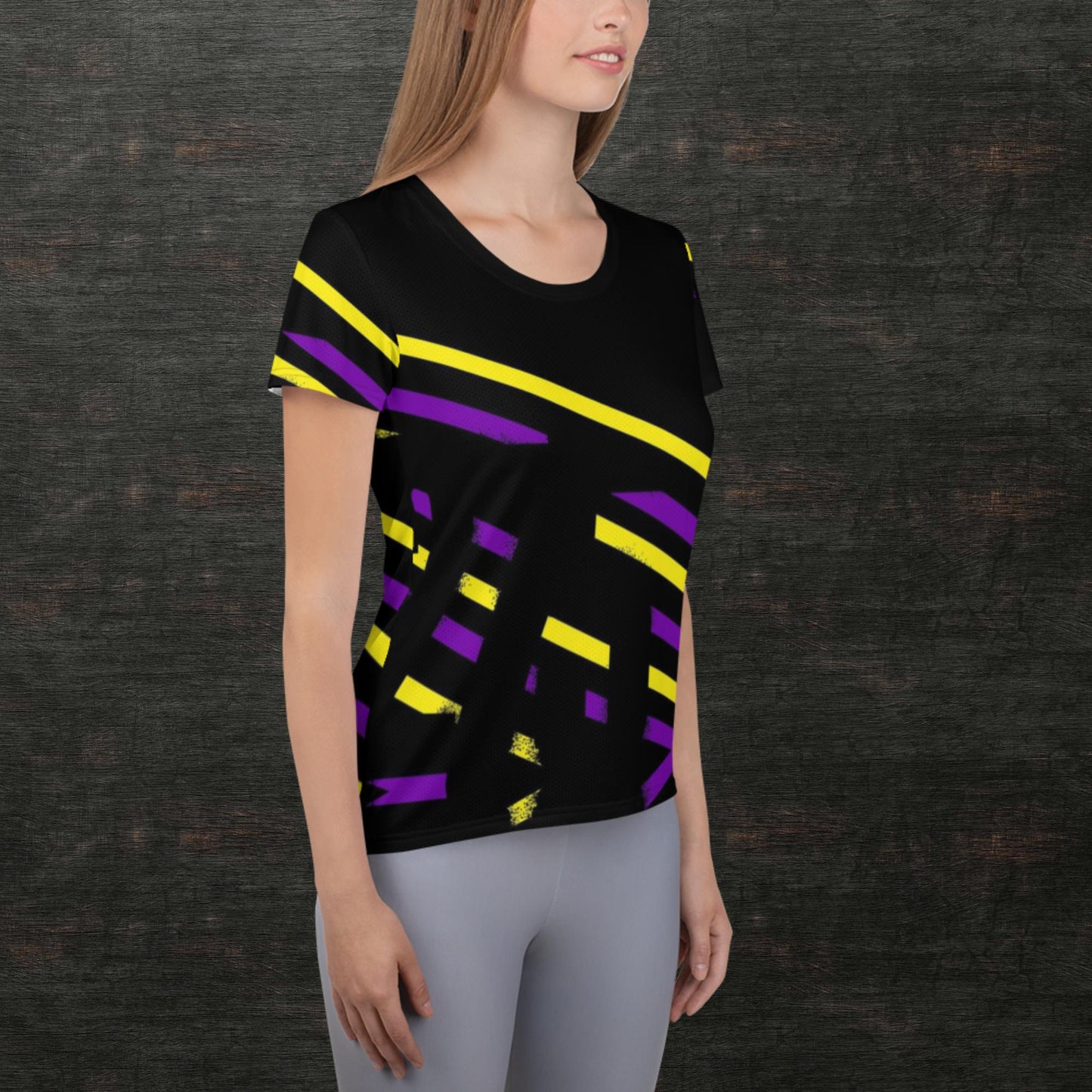 All-Over Print Women's Athletic T-shirt