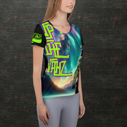 All-Over Print Women's Athletic T-shirt