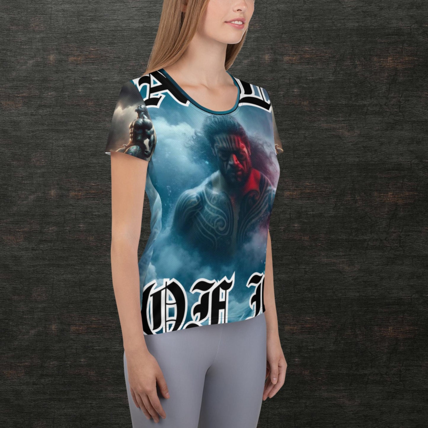 All-Over Print Women's Athletic T-shirt