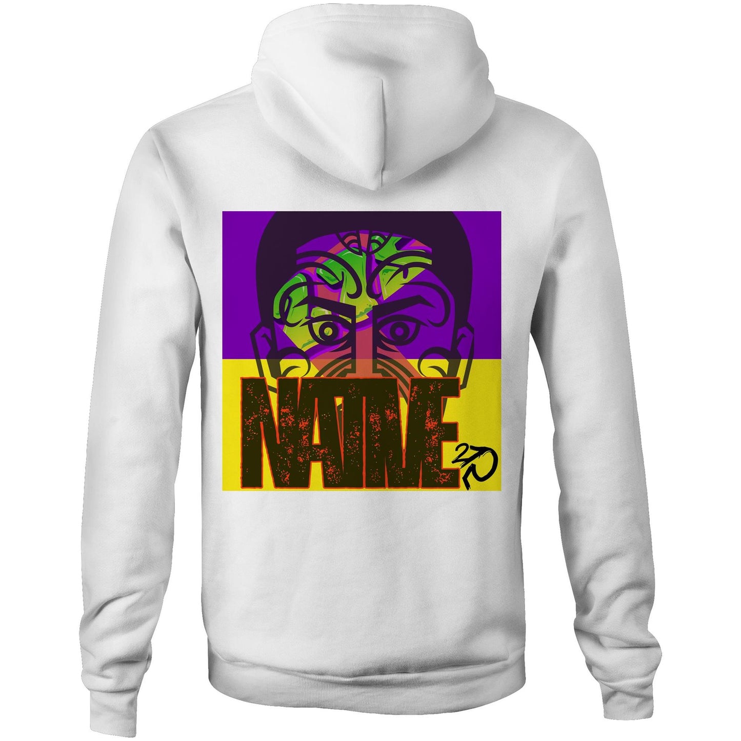 AS Colour Stencil - Pocket Hoodie Sweatshirt