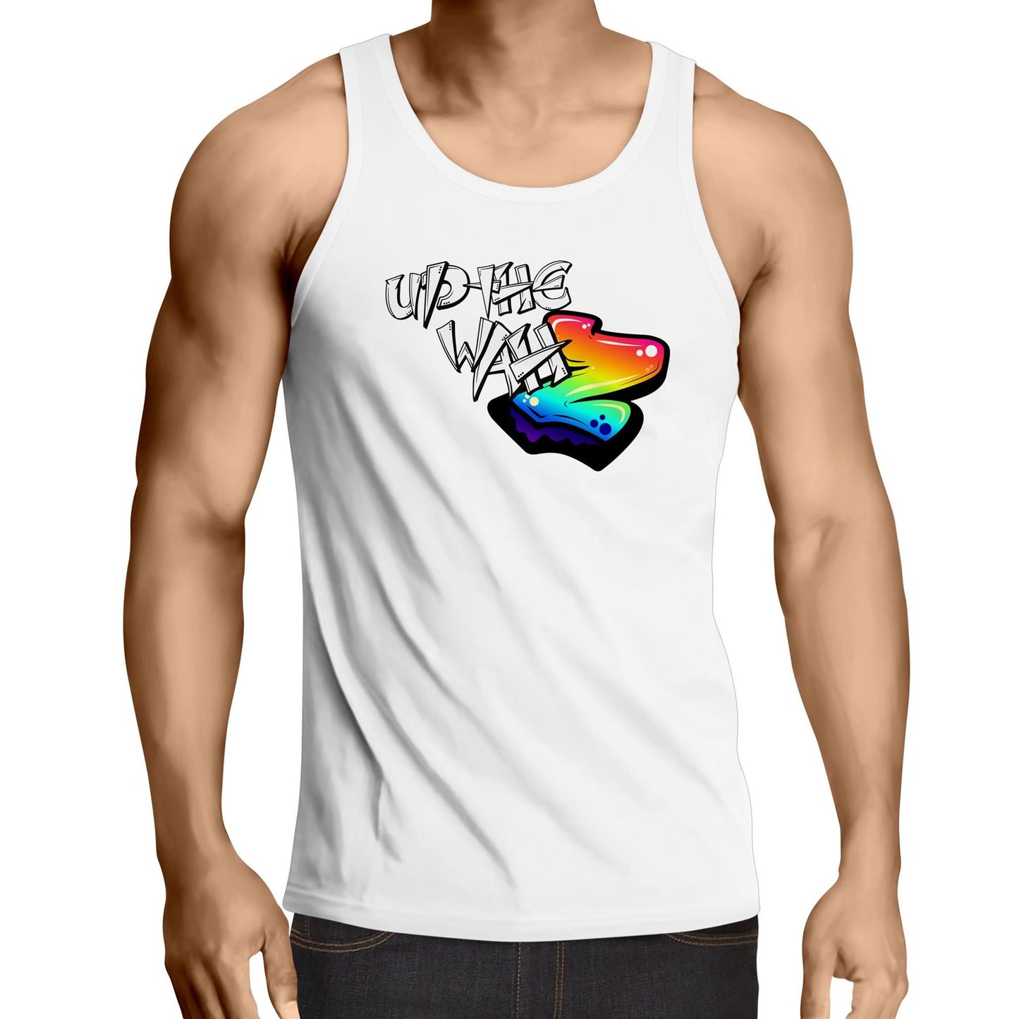 AS Colour Lowdown - Mens Singlet Top