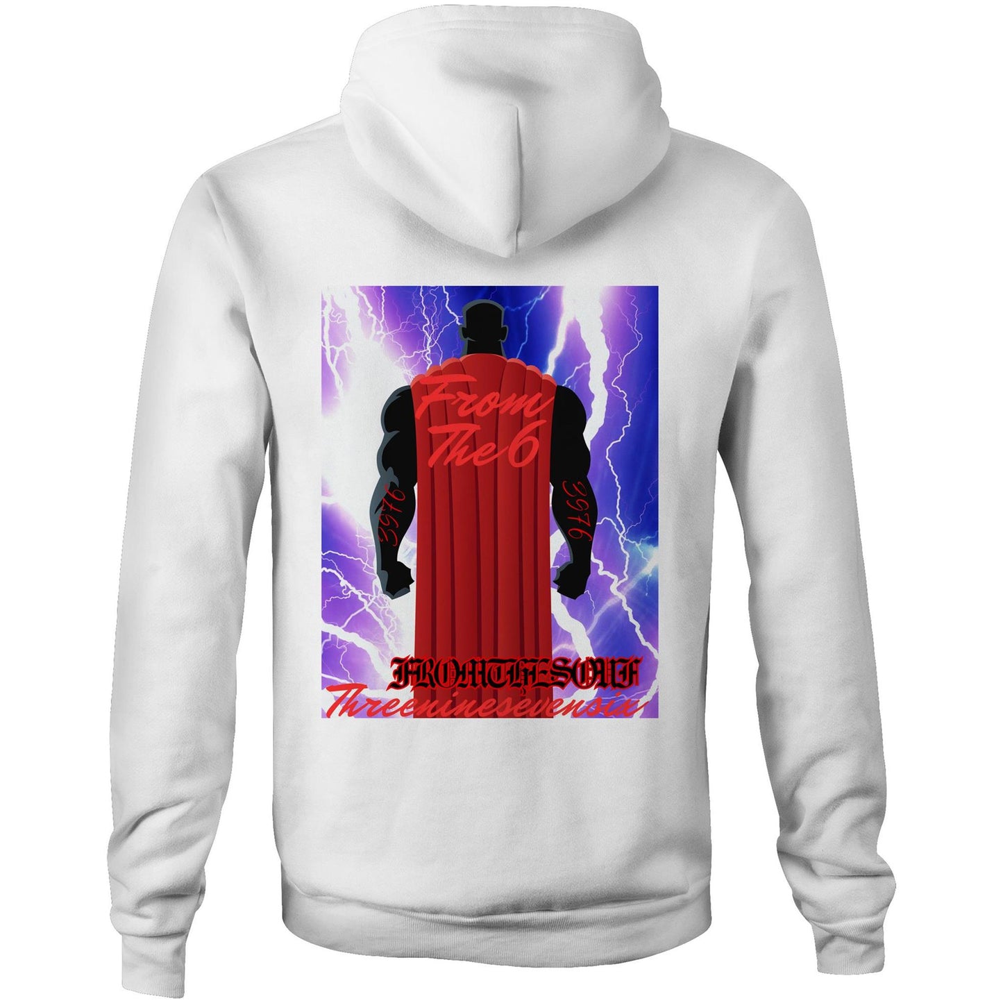 AS Colour Stencil - Pocket Hoodie Sweatshirt