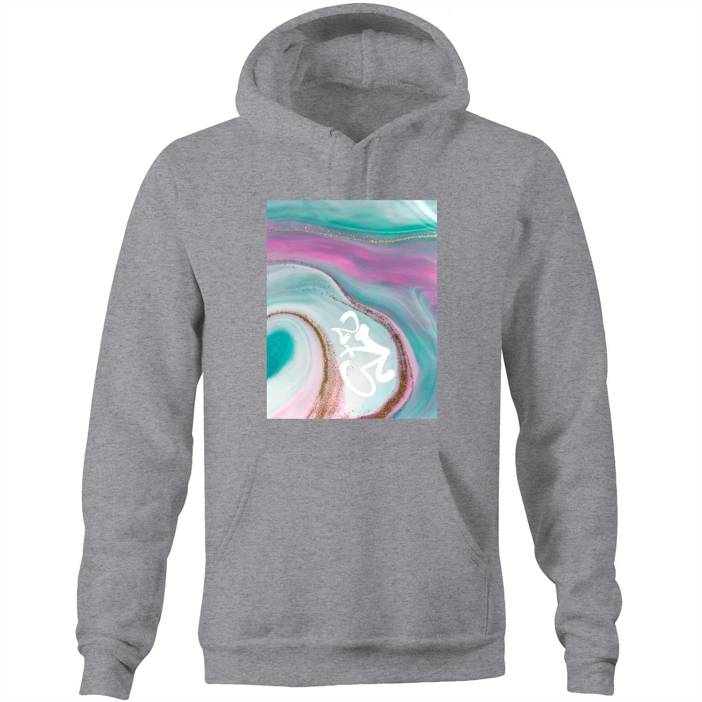 AS Colour Stencil - Pocket Hoodie Sweatshirt