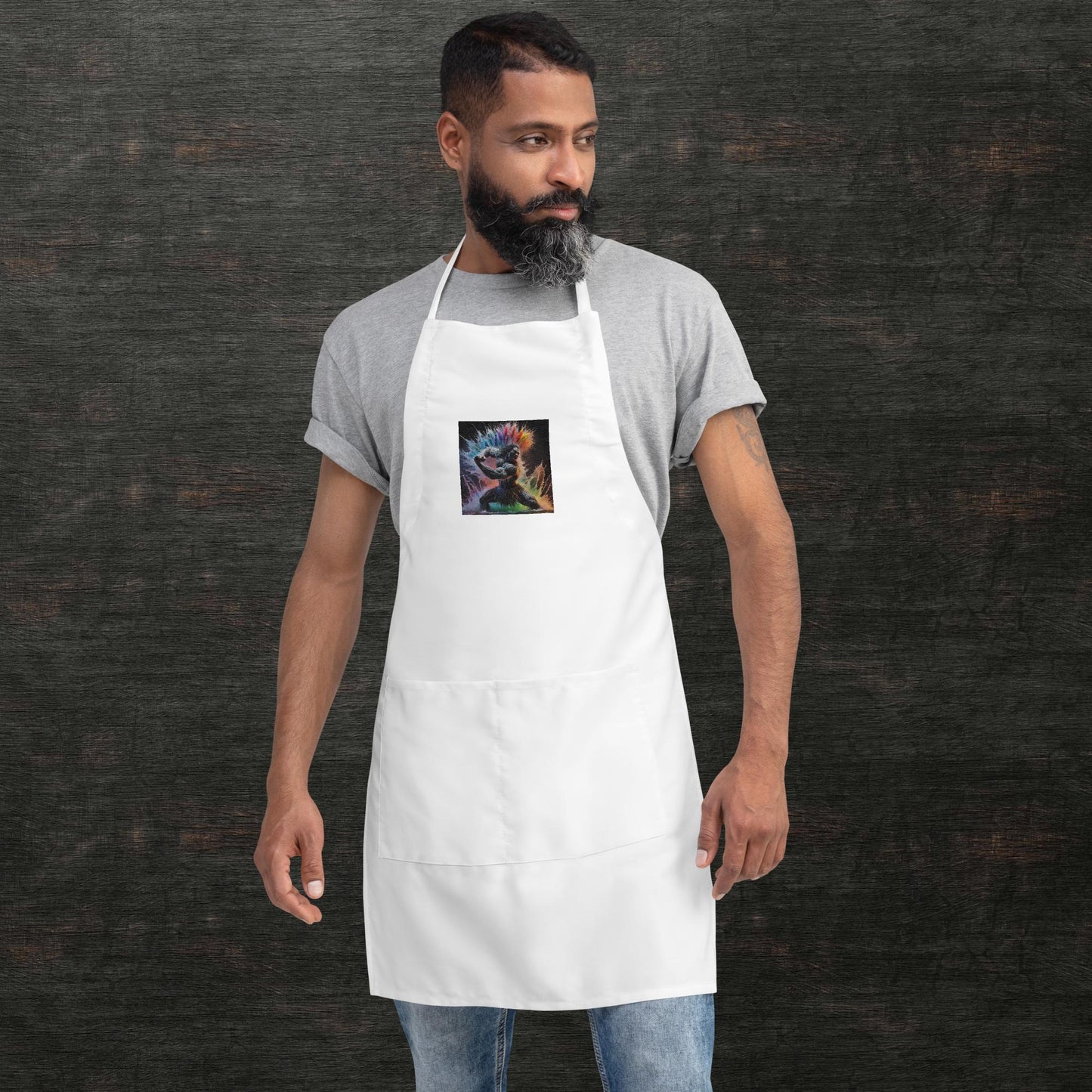 Embroidered Apron