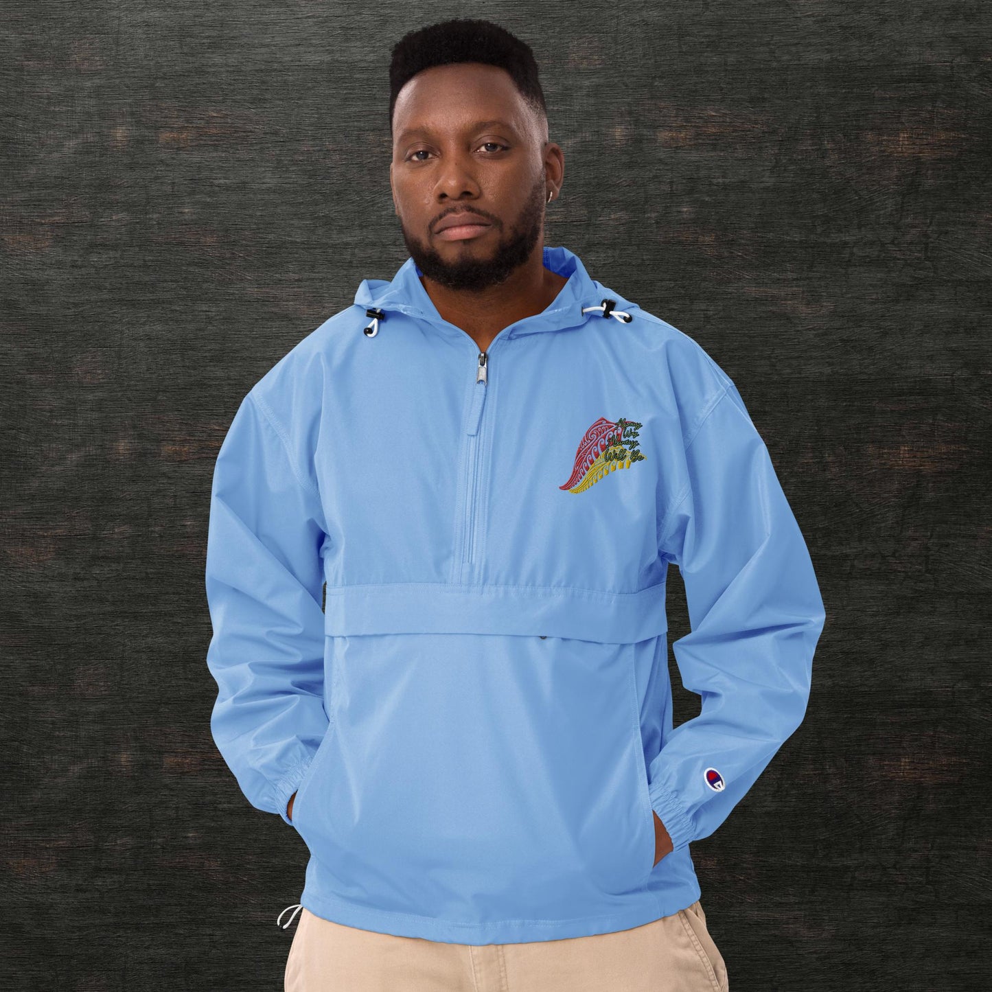 Embroidered Champion Packable Jacket