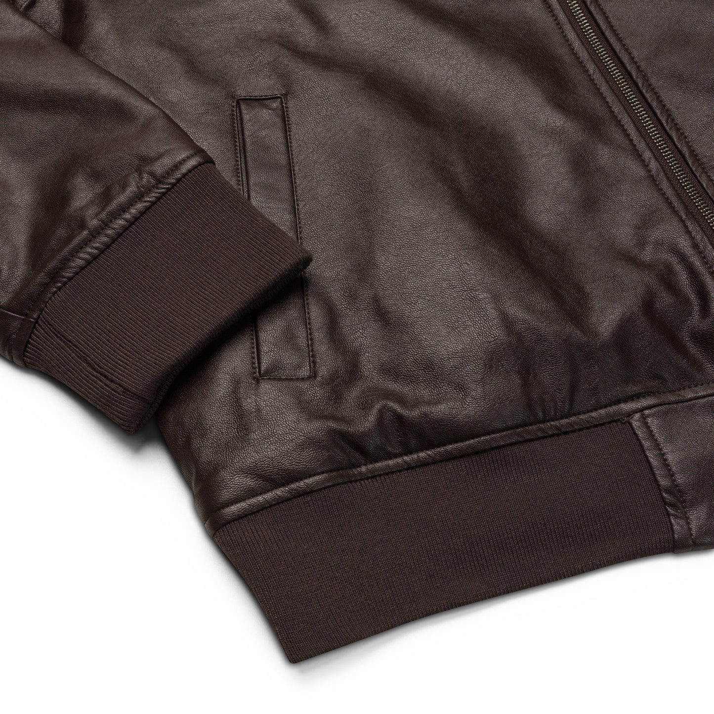 Leather Bomber Jacket