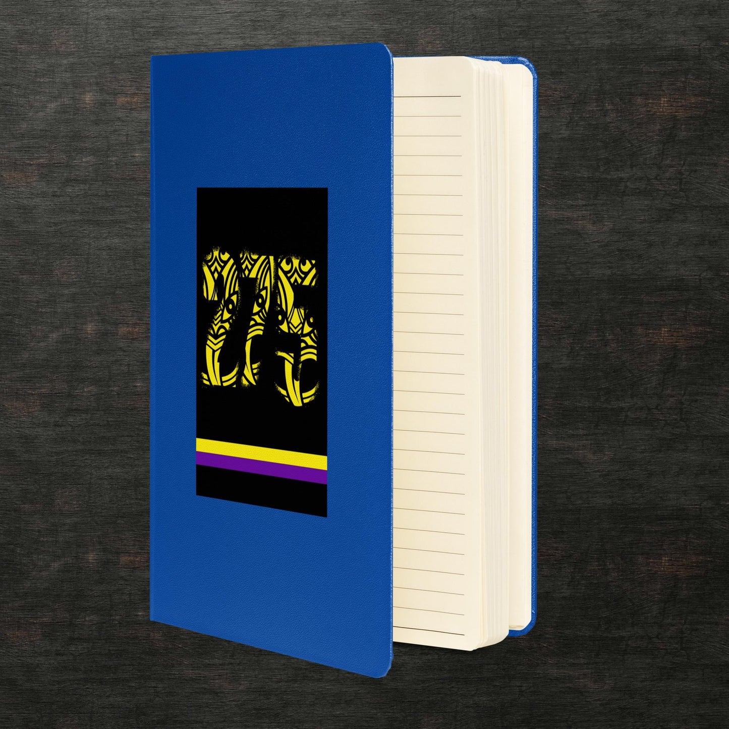 Hardcover bound notebook