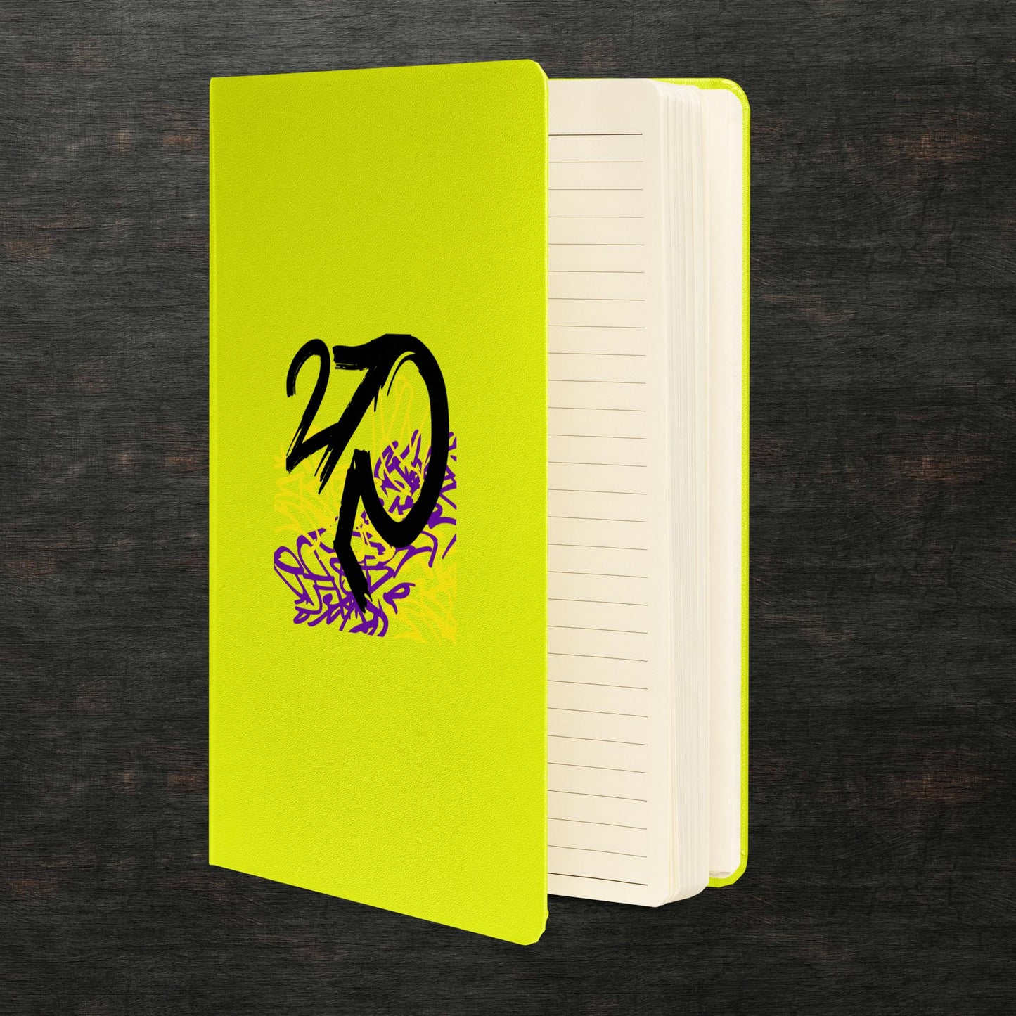 Hardcover bound notebook