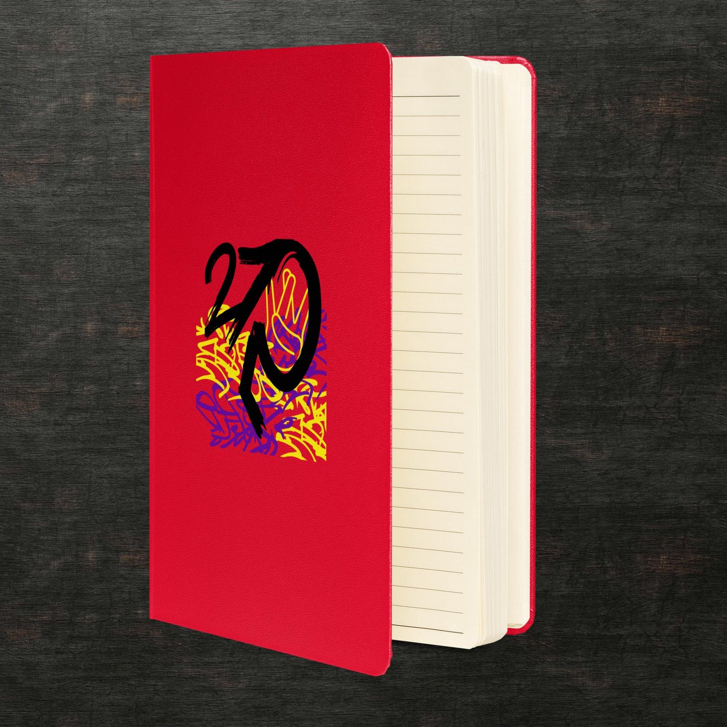 Hardcover bound notebook